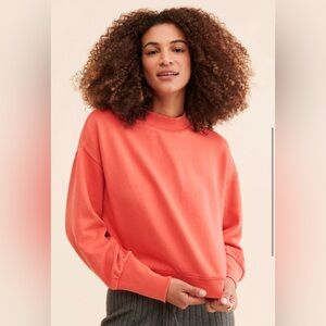 Free People Nikki Mock Neck Sweatshirt